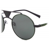 Giorgio Armani - Occhiali da Sole Uomo Forma Tonda - Verde - Occhiali da Sole - Giorgio Armani Eyewear