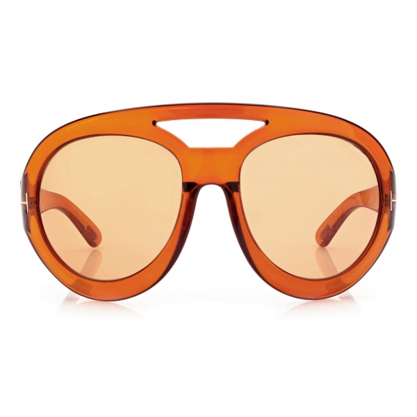 Tom Ford - Serena Sunglasses - Occhiali da Sole Oversized - Arancio - FT0886 - Occhiali da Sole - Tom Ford Eyewear