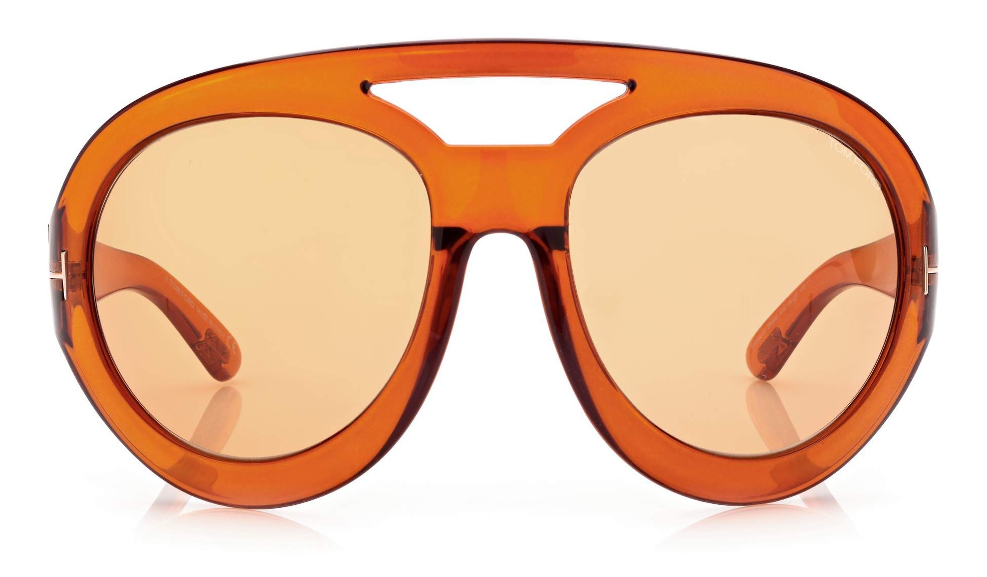 Tom Ford - Serena Sunglasses - Round Oversized Sunglasses - Light Brown -  FT0886 - Sunglasses - Tom Ford Eyewear - Avvenice
