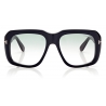 Tom Ford - Bailey Sunglasses - Occhiali da Sole Quadrati - Nero Lucido - FT0885 - Occhiali da Sole - Tom Ford Eyewear