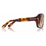 Tom Ford - Bailey Sunglasses - Occhiali da Sole Quadrati - Tartaruga - FT0885 - Occhiali da Sole - Tom Ford Eyewear