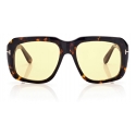 Tom Ford - Bailey Sunglasses - Square Sunglasses - Amber Havana - FT0885 - Sunglasses - Tom Ford Eyewear