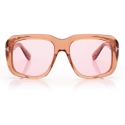 Tom Ford - Bailey Sunglasses - Occhiali da Sole Quadrati - Marrone Rosa - FT0885 - Occhiali da Sole - Tom Ford Eyewear