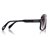 Tom Ford - Falconer Sunglasses - Occhiali da Sole Pilota - Nero - FT0884 - Occhiali da Sole - Tom Ford Eyewear