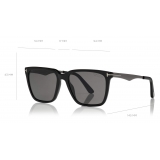 Tom Ford - Garrett Sunglasses - Square Sunglasses - Black - FT0862 - Sunglasses - Tom Ford Eyewear