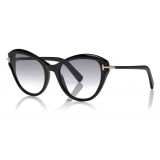 Tom Ford - Leigh Sunglasses - Cat-Eye Sunglasses - Black - FT0850 - Sunglasses - Tom Ford Eyewear