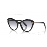 Tom Ford - Leigh Sunglasses - Cat-Eye Sunglasses - Black - FT0850 - Sunglasses - Tom Ford Eyewear