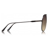 Tom Ford - Alec Sunglasses - Occhiali da Sole Pilota - Nero - FT0824 - Occhiali da Sole - Tom Ford Eyewear