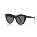 Tom Ford - Izzi Sunglasses - Cat-Eye Sunglasses - Black - FT0845 - Sunglasses - Tom Ford Eyewear