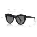 Tom Ford - Izzi Sunglasses - Occhiali da Sole Cat-Eye - Nero - FT0845 - Occhiali da Sole - Tom Ford Eyewear