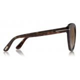 Tom Ford - Izzi Sunglasses - Occhiali da Sole Cat-Eye - Havana Scuro - FT0845 - Occhiali da Sole - Tom Ford Eyewear