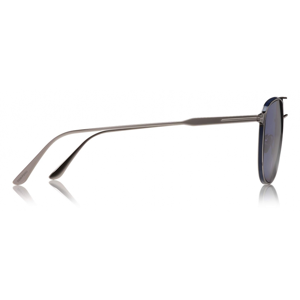 Tom Ford - Jake Sunglasses - Square Sunglasses - Light Ruthenium