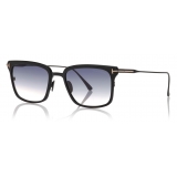 Tom Ford - Hayden Sunglasses - Square Sunglasses - Black - FT0831 - Sunglasses - Tom Ford Eyewear