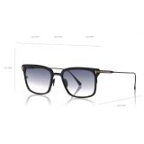 Tom Ford - Hayden Sunglasses - Occhiali da Sole Quadrati - Nero - FT0831 - Occhiali da Sole - Tom Ford Eyewear