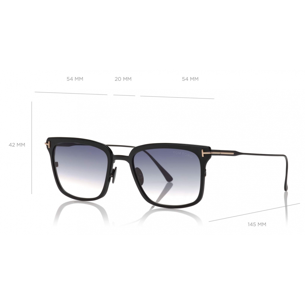 Tom Ford - Hayden Sunglasses - Square Sunglasses - Black - FT0831 ...