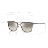 Tom Ford - Hayden Sunglasses - Occhiali da Sole Quadrati - Rutenio Scuro - FT0831 - Occhiali da Sole - Tom Ford Eyewear