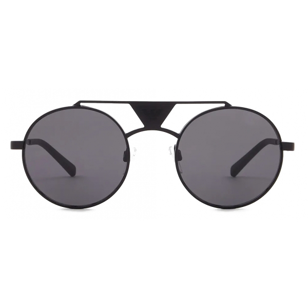 Giorgio Armani - Round Shape Men Sunglasses - Anthracite - Sunglasses - Giorgio Armani Eyewear