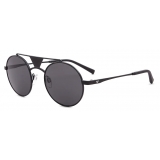 Giorgio Armani - Occhiali da Sole Uomo Forma Tonda - Antracite - Occhiali da Sole - Giorgio Armani Eyewear