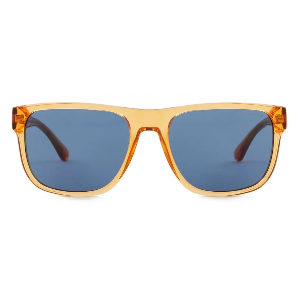 Giorgio Armani - Occhiali da Sole Uomo in Bio-Acetato - Arancione Blu - Occhiali da Sole - Giorgio Armani Eyewear