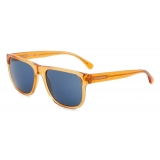 Giorgio Armani - Occhiali da Sole Uomo in Bio-Acetato - Arancione Blu - Occhiali da Sole - Giorgio Armani Eyewear