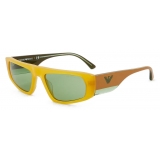 Giorgio Armani - Occhiali da Sole Uomo in Bio-Acetato - Giallo - Occhiali da Sole - Giorgio Armani Eyewear