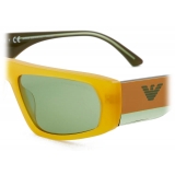 Giorgio Armani - Occhiali da Sole Uomo in Bio-Acetato - Giallo - Occhiali da Sole - Giorgio Armani Eyewear