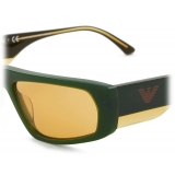 Giorgio Armani - Occhiali da Sole Uomo in Bio-Acetato - Verde - Occhiali da Sole - Giorgio Armani Eyewear