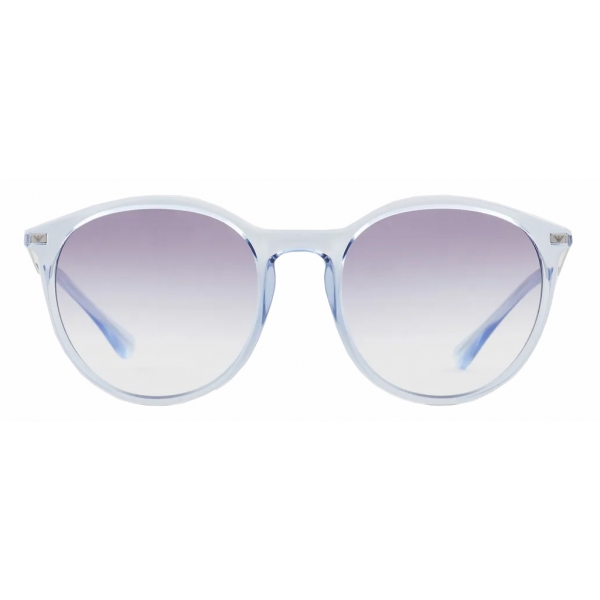 Giorgio Armani - Round Shape Women Sunglasses - Blue - Sunglasses - Giorgio Armani Eyewear