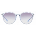 Giorgio Armani - Occhiali da Sole da Donna Forma Rotonda - Blu - Occhiali da Sole - Giorgio Armani Eyewear