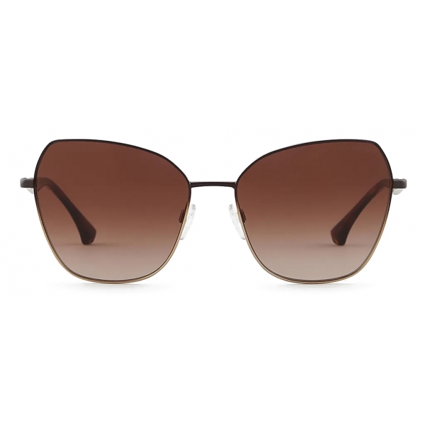 Giorgio Armani - Square Shape Women Sunglasses - Brown - Sunglasses - Giorgio Armani Eyewear