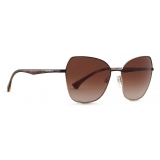 Giorgio Armani - Square Shape Women Sunglasses - Brown - Sunglasses - Giorgio Armani Eyewear