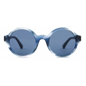 Giorgio Armani - Round Shape Women Sunglasses - Blue - Sunglasses - Giorgio Armani Eyewear