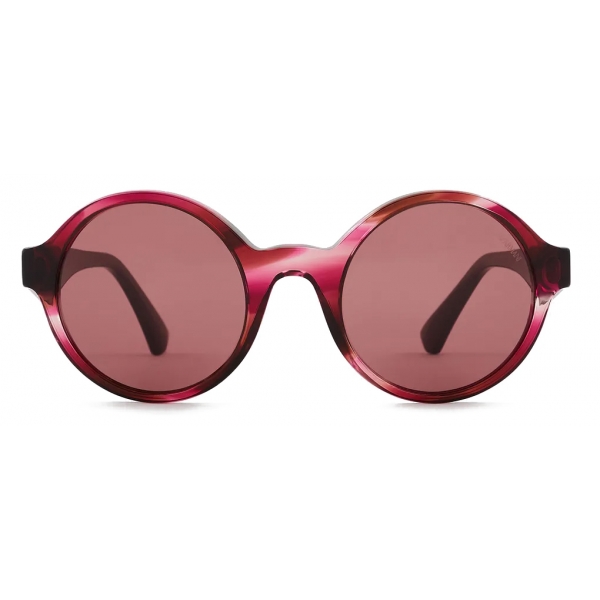 Giorgio Armani - Round Shape Women Sunglasses - Purple - Sunglasses - Giorgio Armani Eyewear