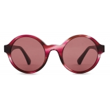 Giorgio Armani - Round Shape Women Sunglasses - Purple - Sunglasses - Giorgio Armani Eyewear