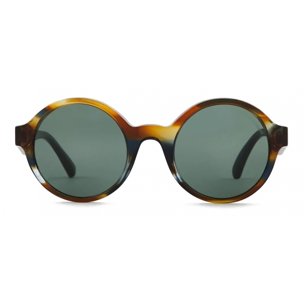 Giorgio Armani - Occhiali da Sole da Donna Forma Rotonda - Verde - Occhiali da Sole - Giorgio Armani Eyewear