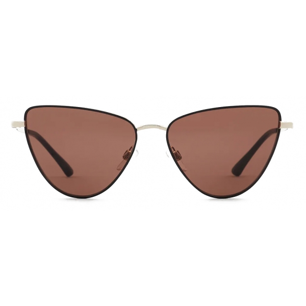 Giorgio Armani - Occhiali da Sole Donna Forma Cat-Eye - Marrone Oro - Occhiali da Sole - Giorgio Armani Eyewear