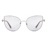 Giorgio Armani - Cat-Eye Shape Women Sunglasses - Silver - Sunglasses - Giorgio Armani Eyewear