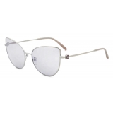 Giorgio Armani - Cat-Eye Shape Women Sunglasses - Silver - Sunglasses - Giorgio Armani Eyewear