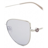 Giorgio Armani - Cat-Eye Shape Women Sunglasses - Silver - Sunglasses - Giorgio Armani Eyewear