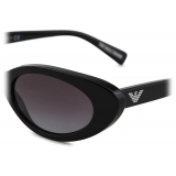 Giorgio Armani - Cat-Eye Shape Women Sunglasses - Black - Sunglasses - Giorgio Armani Eyewear