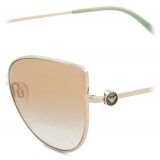 Giorgio Armani - Occhiali da Sole Donna Forma Cat-Eye - Oro - Occhiali da Sole - Giorgio Armani Eyewear