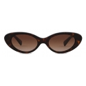 Giorgio Armani - Cat-Eye Shape Women Sunglasses - Brown - Sunglasses - Giorgio Armani Eyewear