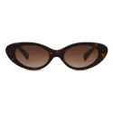 Giorgio Armani - Occhiali da Sole Donna Forma Cat-Eye - Marrone - Occhiali da Sole - Giorgio Armani Eyewear