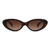 Giorgio Armani - Occhiali da Sole Donna Forma Cat-Eye - Marrone - Occhiali da Sole - Giorgio Armani Eyewear