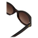 Giorgio Armani - Occhiali da Sole Donna Forma Cat-Eye - Marrone - Occhiali da Sole - Giorgio Armani Eyewear