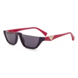 Giorgio Armani - Occhiali da Sole Donna Forma Irregolare - Viola - Occhiali da Sole - Giorgio Armani Eyewear