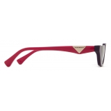 Giorgio Armani - Irregular Shape Women Sunglasses - Purple - Sunglasses - Giorgio Armani Eyewear