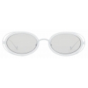 Giorgio Armani - Occhiali da Sole Donna Forma Ovale - Bianco - Occhiali da Sole - Giorgio Armani Eyewear