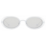 Giorgio Armani - Oval Shape Women Sunglasses - White - Sunglasses - Giorgio Armani Eyewear