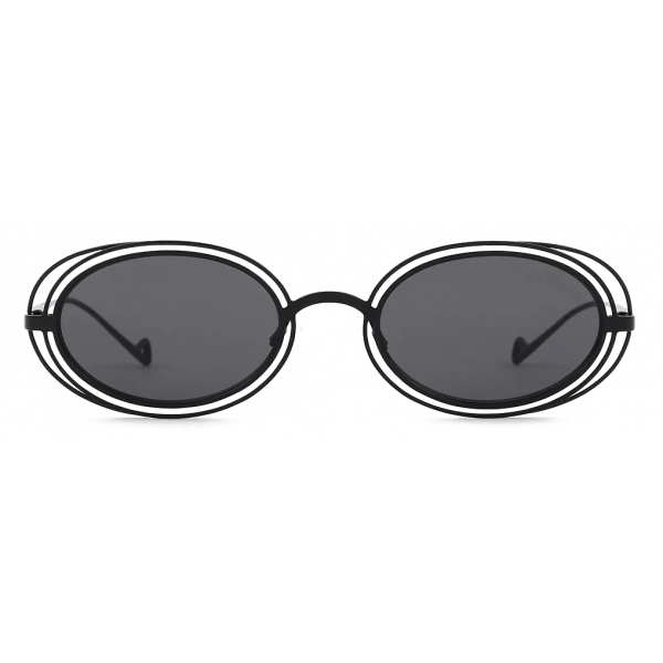 Giorgio Armani - Oval Shape Women Sunglasses - Dark Grey - Sunglasses - Giorgio Armani Eyewear